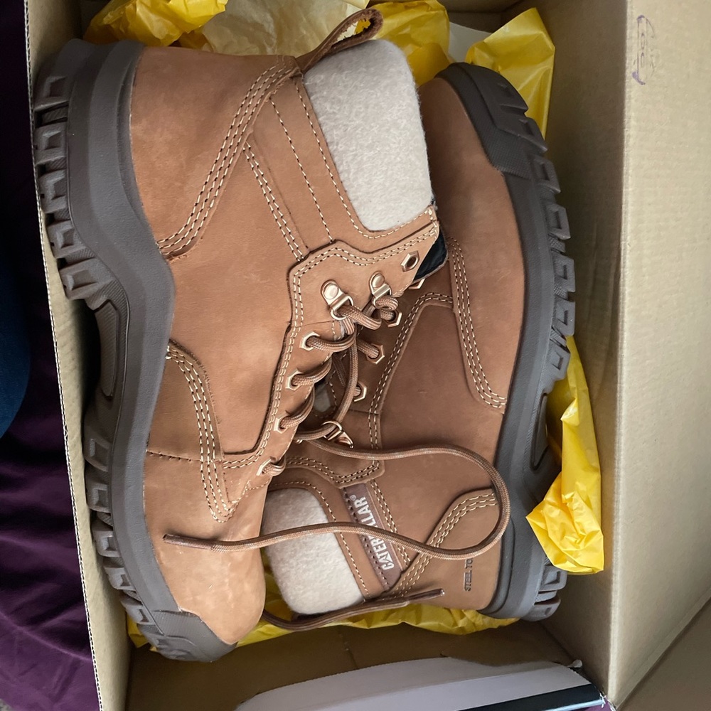 Steel toe boots. Size 8 1/2